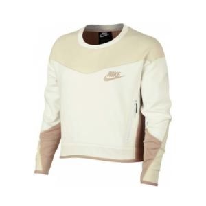 NWT Beige Nike front pocket sweatshirt